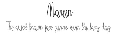 Moreen by Sungi Creative — Script Handwritten Font — thumbnail 1