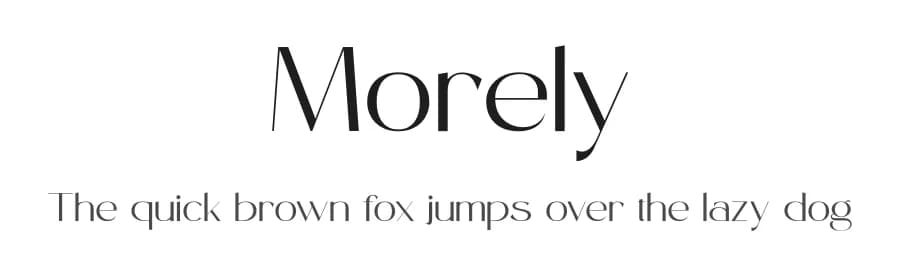 Morely by Din Studio — Sans Serif Font