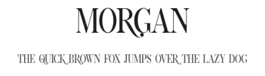 Morgan by Graphicxell — Serif Font — thumbnail 1