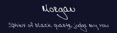 Morgan — Script Handwritten Font — thumbnail 2