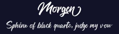 Morgen by Vultype — Script Handwritten Font — thumbnail 2
