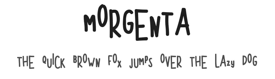 Morgenta by Fanastudio — Script Handwritten Font