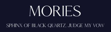 Mories by mlkwsn — Serif Font — thumbnail 2
