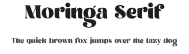 Moringa Serif by Roughlines ID — Sans Serif Font — thumbnail 1