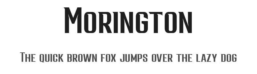 Morington by Patria Ari Typestudio — Sans Serif Font