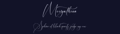 Moriyathena by Storytype Studio — Script Handwritten Font — thumbnail 2