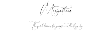 Moriyathena by Storytype Studio — Script Handwritten Font — thumbnail 1