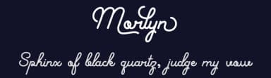 Morlyn by Yesie Erma Yunita — Script Handwritten Font — thumbnail 2