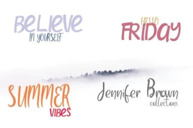 Morning Glory Font by dmletter31 — Script Handwritten Font — thumbnail 5