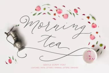 Morning Tea Script Font by Red Ink — Script Handwritten Font — thumbnail 1