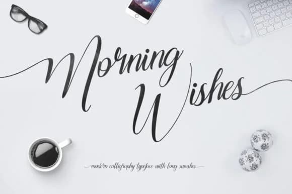Morning Wishes Font by Maulana Creative — Script Handwritten Font