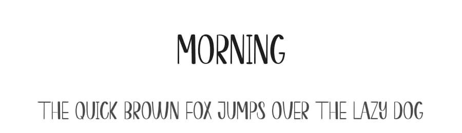 Morning by Scratchones — Script Handwritten Font