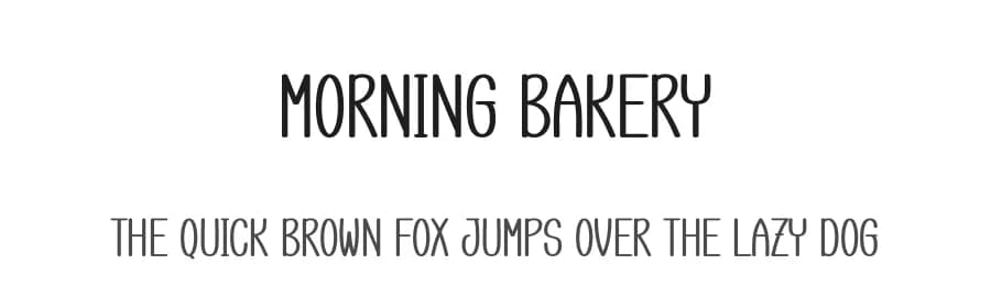 Morning Bakery by Andi Moz — Script Handwritten Font