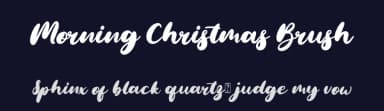 Morning Christmas Brush by Sarif Letter — Script Handwritten Font — thumbnail 2