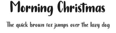 Morning Christmas by Bearytype — Script Handwritten Font — thumbnail 1