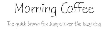 Morning Coffee by FontPanda — Script Handwritten Font — thumbnail 1