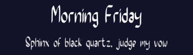 Morning Friday by Rangkai Aksara — Script Handwritten Font — thumbnail 2