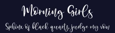 Morning Girls by Haksen Studio — Script Handwritten Font — thumbnail 2