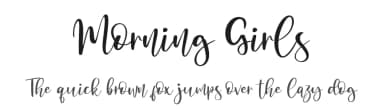 Morning Girls by Haksen Studio — Script Handwritten Font — thumbnail 1