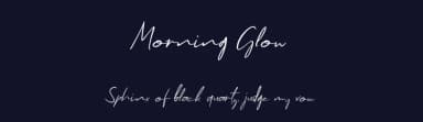 Morning Glow by Allouse Studio — Script Handwritten Font — thumbnail 2