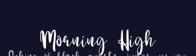 Morning High by Andang Prasetyo — Script Handwritten Font — thumbnail 2