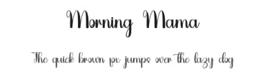 Morning Mama by Inermedia Studio — Script Handwritten Font — thumbnail 1
