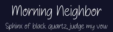 Morning Neighbor by Studio Hello Good — Script Handwritten Font — thumbnail 2