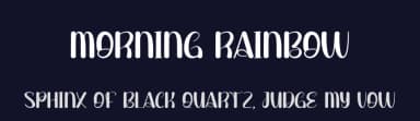 Morning Rainbow by Andi Moz — Script Handwritten Font — thumbnail 2
