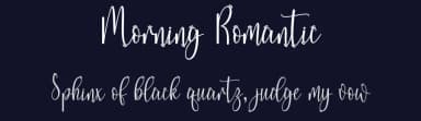 Morning Romantic by Wahyu Studio — Script Handwritten Font — thumbnail 2