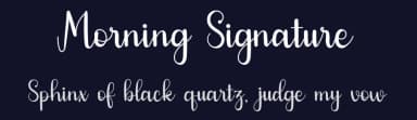 Morning Signature by Inermedia Studio — Script Handwritten Font — thumbnail 2