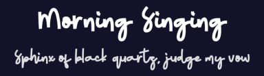 Morning Singing by ONG Type — Script Handwritten Font — thumbnail 2