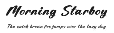 Morning Starboy by Letterena Studios — Script Handwritten Font — thumbnail 1