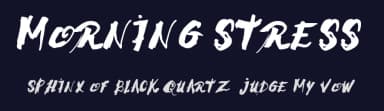 Morning Stress by Cloutierfontes — Script Handwritten Font — thumbnail 2