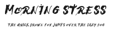 Morning Stress by Cloutierfontes — Script Handwritten Font — thumbnail 1