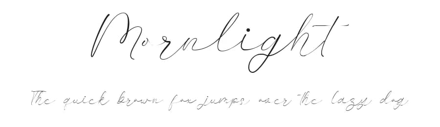 Mornlight by JD Studio — Script Handwritten Font — preview 1