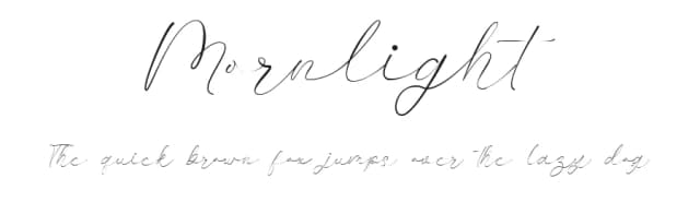 Mornlight by JD Studio — Script Handwritten Font
