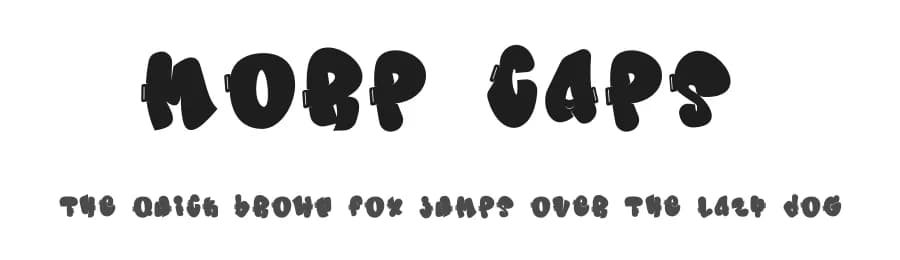 Morp Caps by Cikareotype Studio — Script Handwritten Font