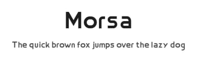 Morsa by Muhammad Farkhan — Sans Serif Font — thumbnail 1