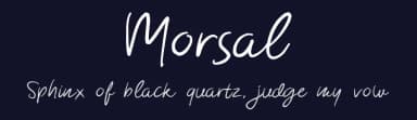 Morsal by Saridezra — Script Handwritten Font — thumbnail 2