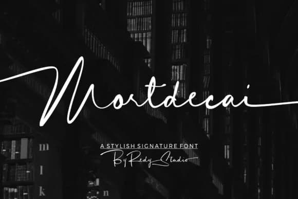 Mortdecai Font by RedyStudio — Script Handwritten Font