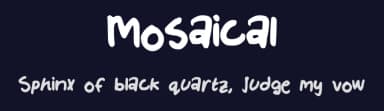 Mosaical by Meryl — Script Handwritten Font — thumbnail 2