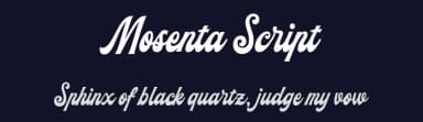 Mosenta Script by Letterhend Studio — Script Handwritten Font — thumbnail 2