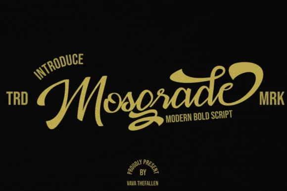 Mosgrade Font by Fallengraphic — Script Handwritten Font