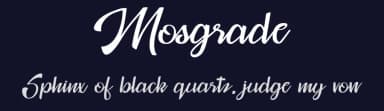 Mosgrade by FallenGraphic Studio — Script Handwritten Font — thumbnail 2