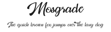 Mosgrade by FallenGraphic Studio — Script Handwritten Font — thumbnail 1