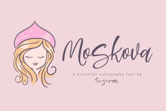 Moskova Duo Font by suzurantype — Script Handwritten Font