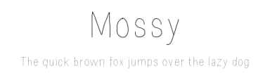 Mossy by Bibliopolæ — Script Handwritten Font — thumbnail 1