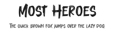 Most Heroes by Khurasan — Script Handwritten Font — thumbnail 1