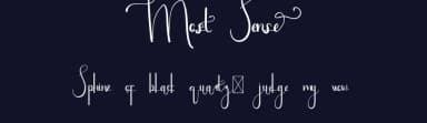 Most Sense by Edric Studio — Script Handwritten Font — thumbnail 2