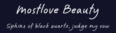 Mostlove Beauty by Fontherapy — Script Handwritten Font — thumbnail 2